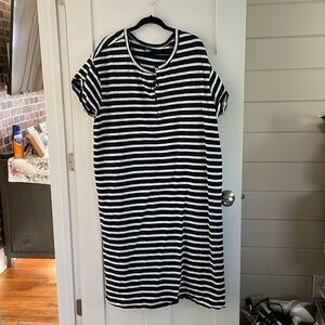 Striped tshirt dress